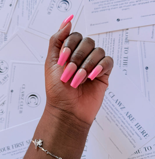 Pink dipped