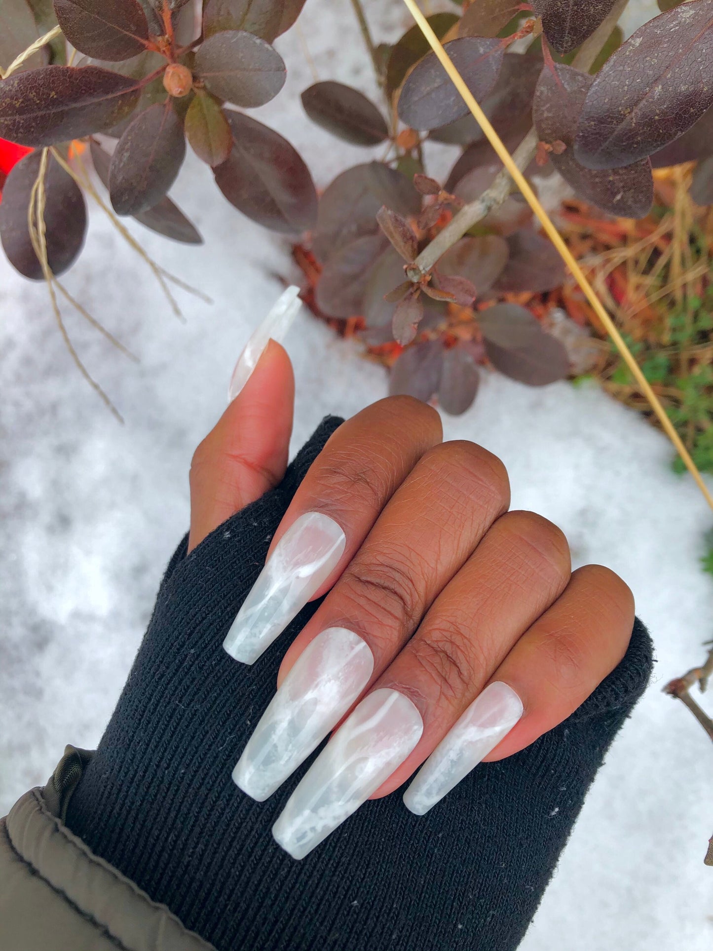 Crystal Ball- press-on nails