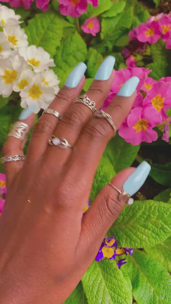 Baby Blues- press-on nails